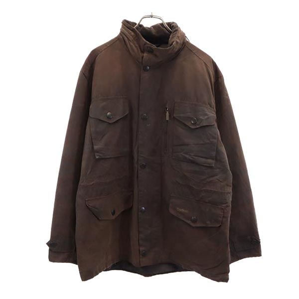 SAPPER オイルドジャケット L ブラウン ワックス メンズ
