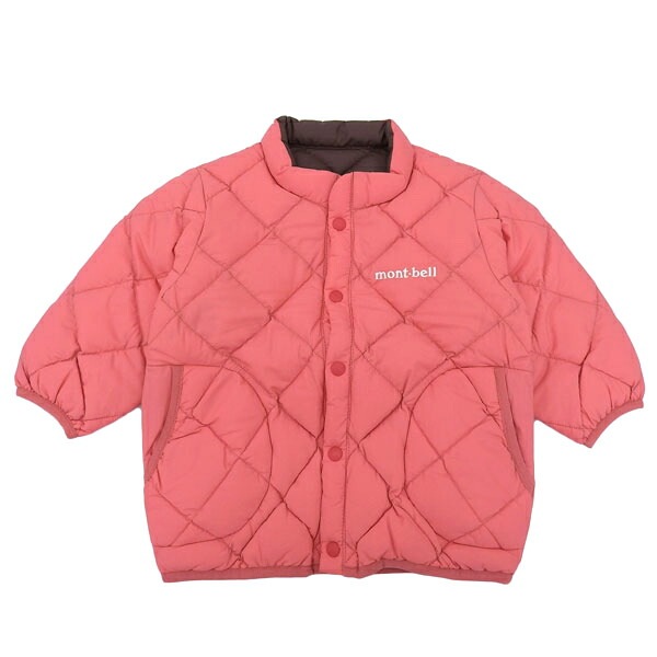 モンベル リバーシブル ダウンジャケット Baby s 90サイズ ナイロン ピンク 子供 キッズ ベビー R901101699PK mont-bell