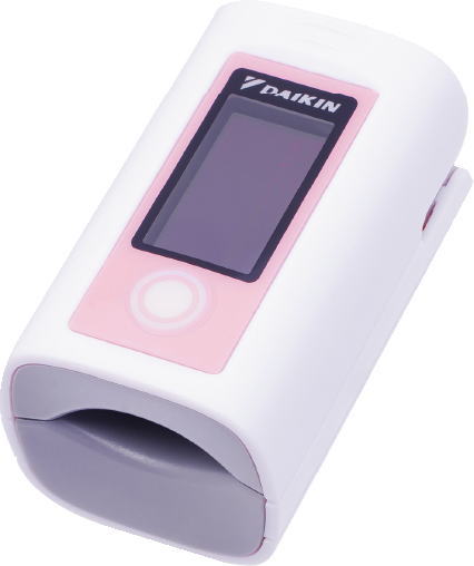 【医療機器認証取得済品】DAIKIN(ダイキン製)指先クリップ型 パルスオキシメーター　ライトテックDP1 DP1-PRD-001(ライトピンク） 6,089円