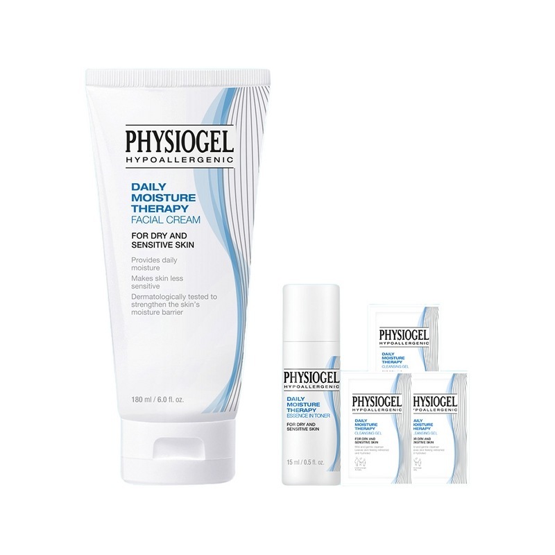 フィジオゲルDMTフェイシャルクリーム180ml + DMTエッセンスイントナー15ml +サッシェ5ml 3個