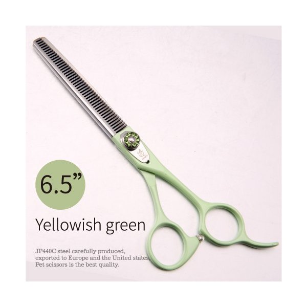 フェニスプロフェッショナルジャパン440c 6.5 7.0インチペット犬グルーミング間伐鋏はさみ間伐率約35％ 6.5 inch A