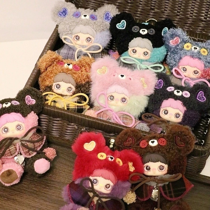 【正規品保証】MayMei 霉霉 クマビスケット シリーズ ぬいぐるみマスコット ブラインドボックス 可愛いバッグチャーム 女の子誕生日ギフト4