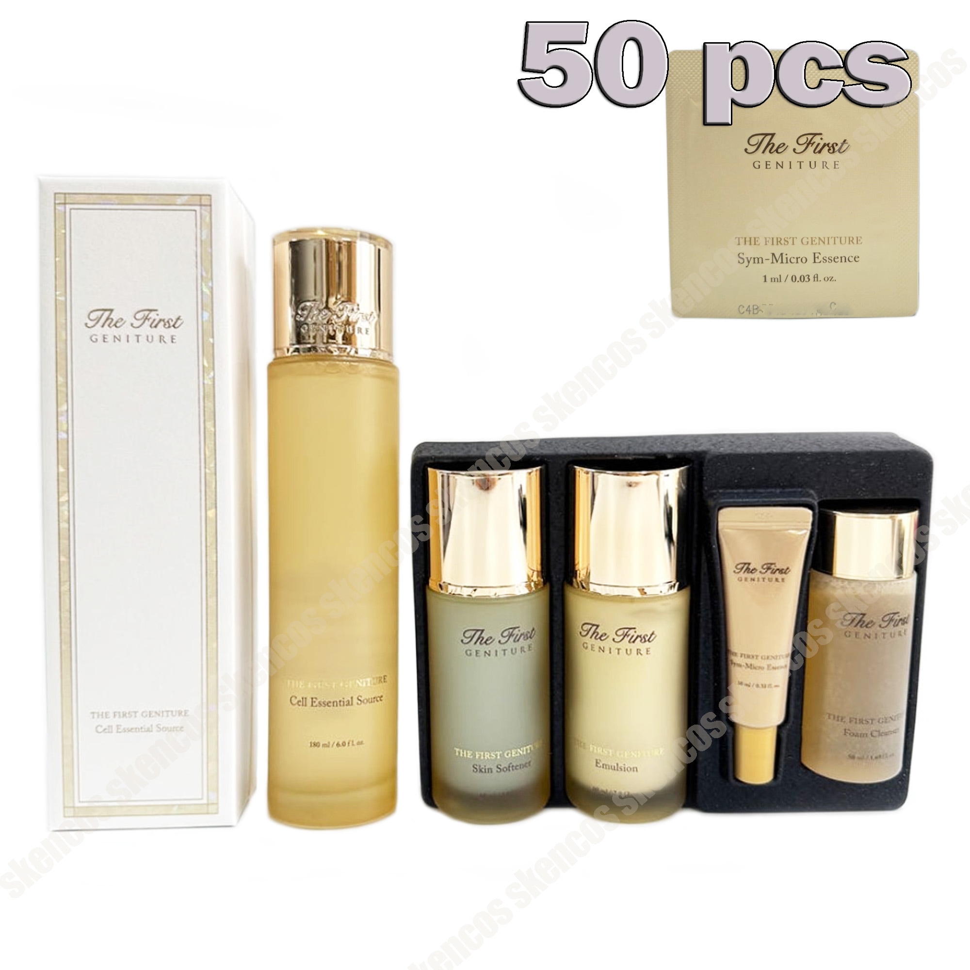 ファーストツェナーミニチュアセルソース版 180ml 限定版セット/最新型+ザファーストツェナーチュオセラム50pcs/50ml サンプル