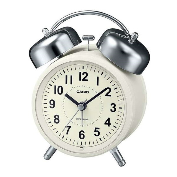 TQ-720J-7BJF クリーム 電波置時計 (アラーム)