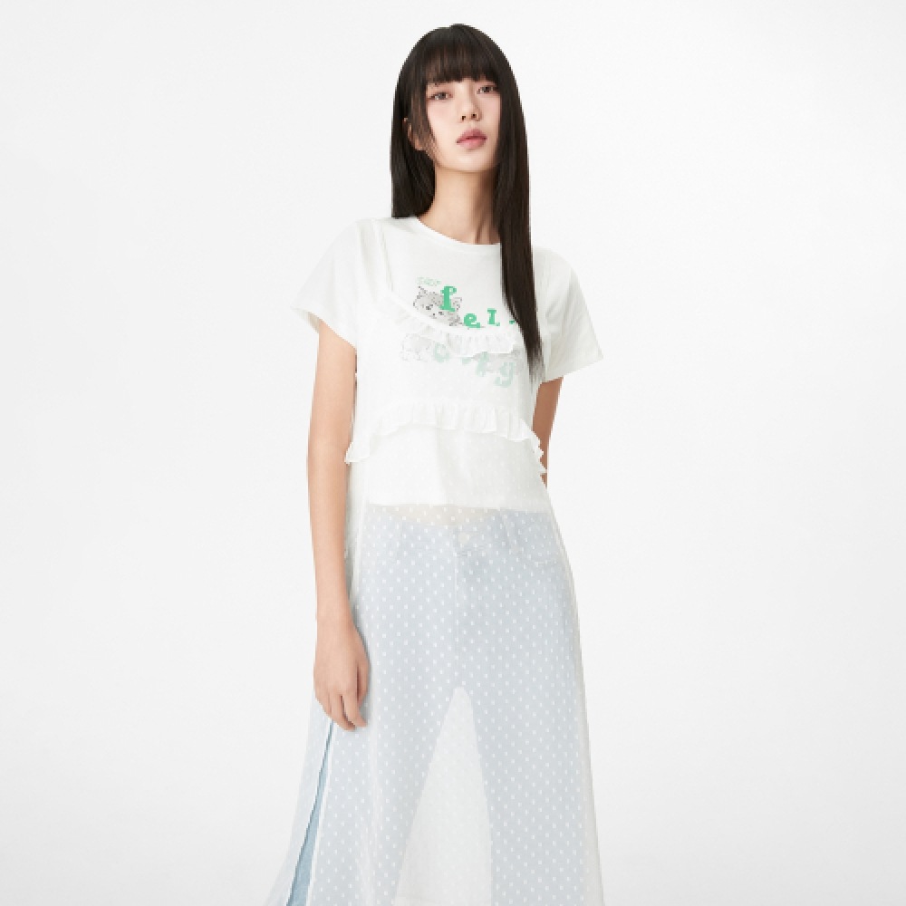 MIXXO シースルーレイヤードロングワンピース_MIWOWF418G