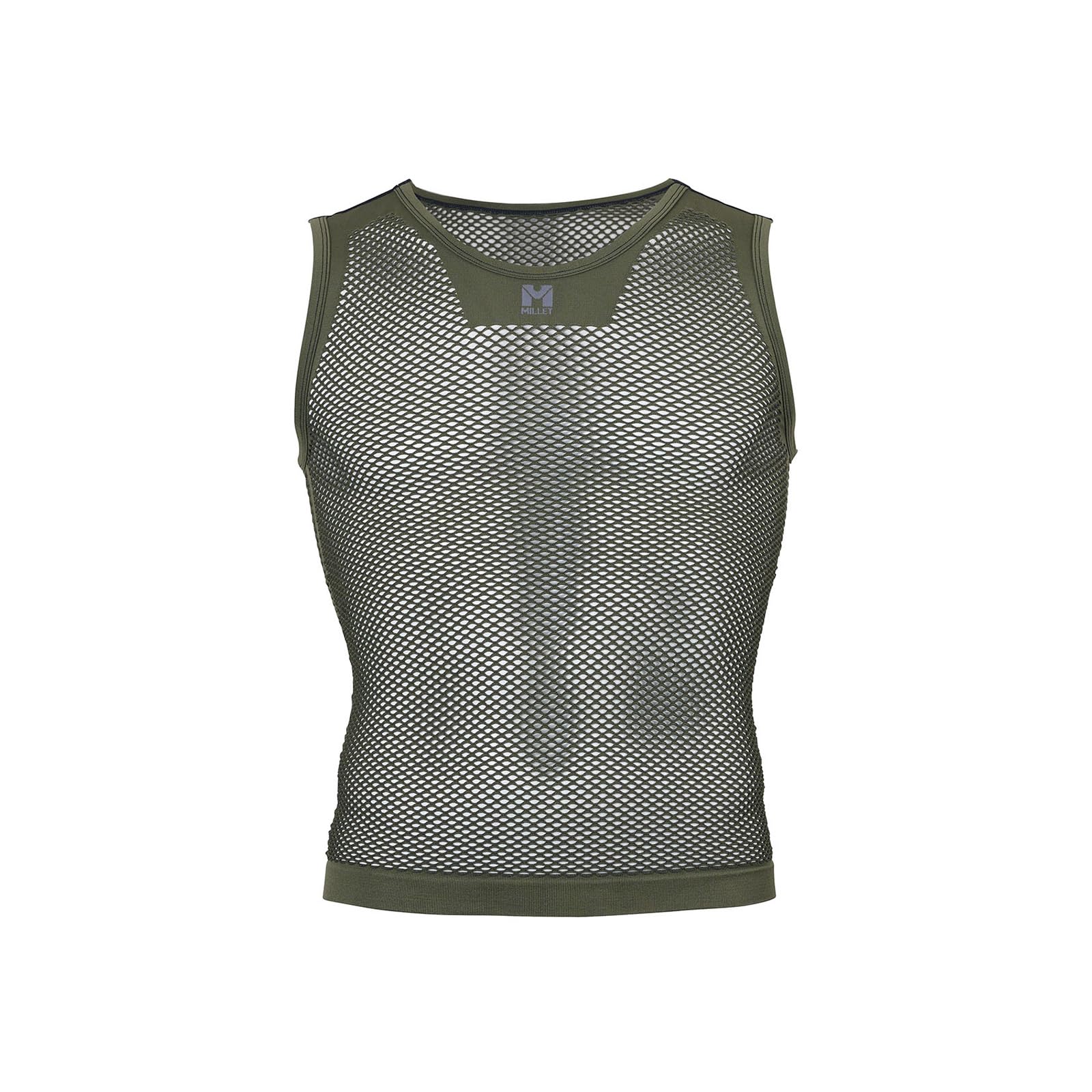 [ミレー] アンダーウェア ドライナミック メッシュ ノースリーブ クルー MIV01248 メンズ オリーブ(NEW LOGO) S/M