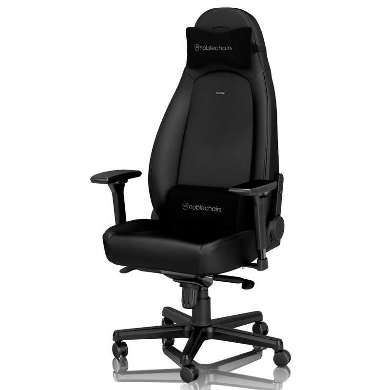 NOBLECHAIRS　ゲーミングチェア ICON - BLACK EDITION マットブラック　NBL-ICN-PU-BED-SGL