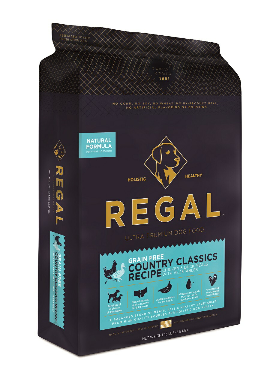 REGAL　リーガル　グレインフリー　カントリークラシックレシピ　チキン　5.9kg おやつのプレゼント付き【ドッグフード】【正規品】ドライフード 犬用
