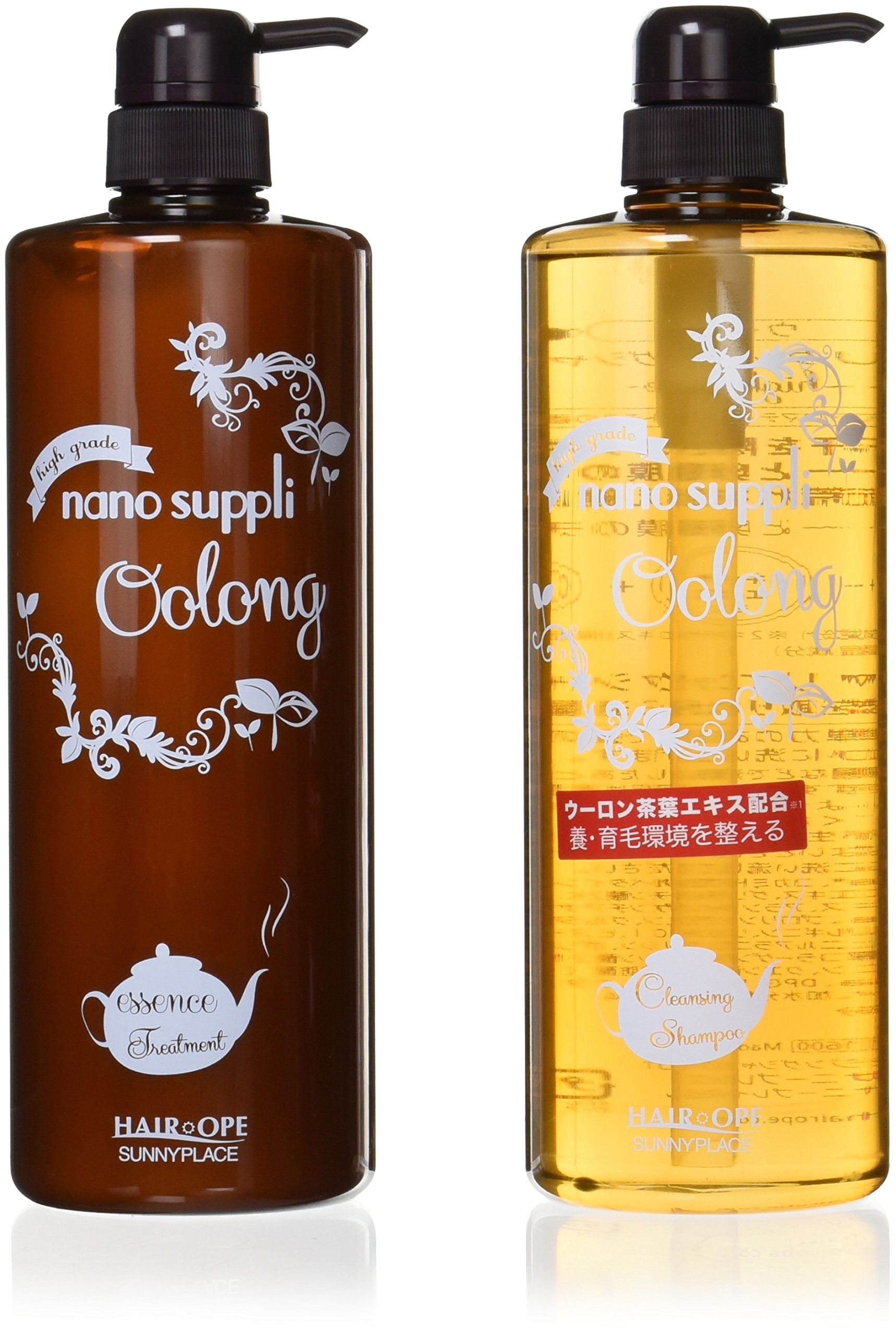 サニープレイス ナノサプリ クレンジングシャンプー ＆ エッセンスコンデ (ウーロン) 各1000ml セット