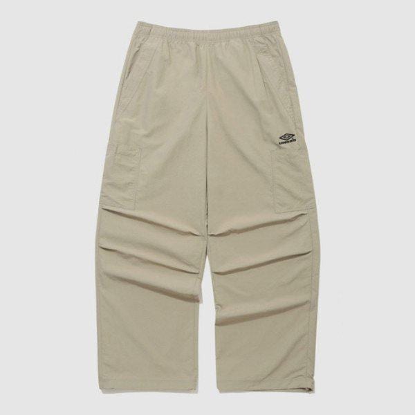 パンツ TQT UQ123CPT23-BEI コットンのような肌触りのパラシュートパンツ ベージュ