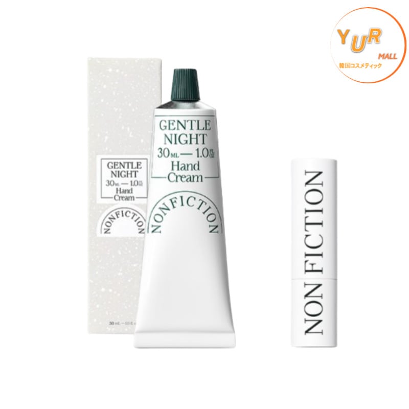 ハンドクリーム 30ml + ビーガンリップバーム 3.5g [GENTLE NIGHT]