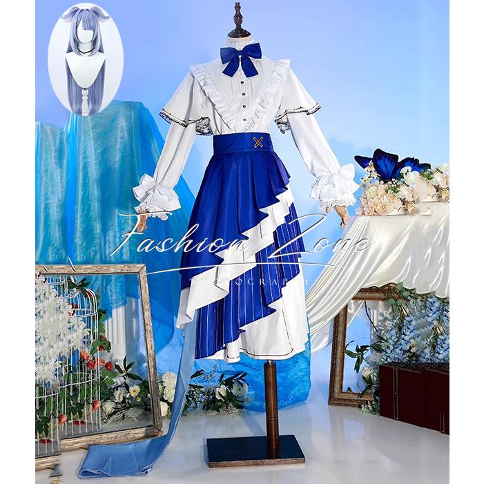 VTuber にじさんじ 風 エリーラ・ペンドラ Elira Pendora コスプレ衣装 ウィッグ cosplay ハロウィン 演出服 変装