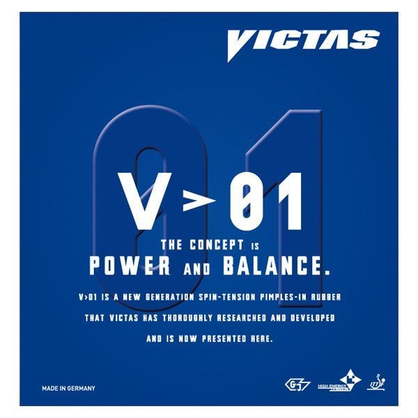 ヤマト卓球 VICTAS（ヴィクタス） 裏ソフトラバー V01 020301 レッド 2