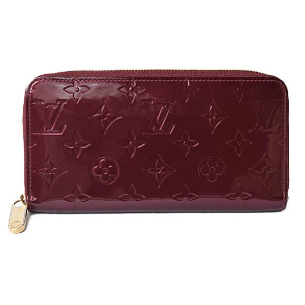 財布 LOUIS VUITTON ラウンドファスナー　ヴェルニ　ルージュフォーヴィスト M91536