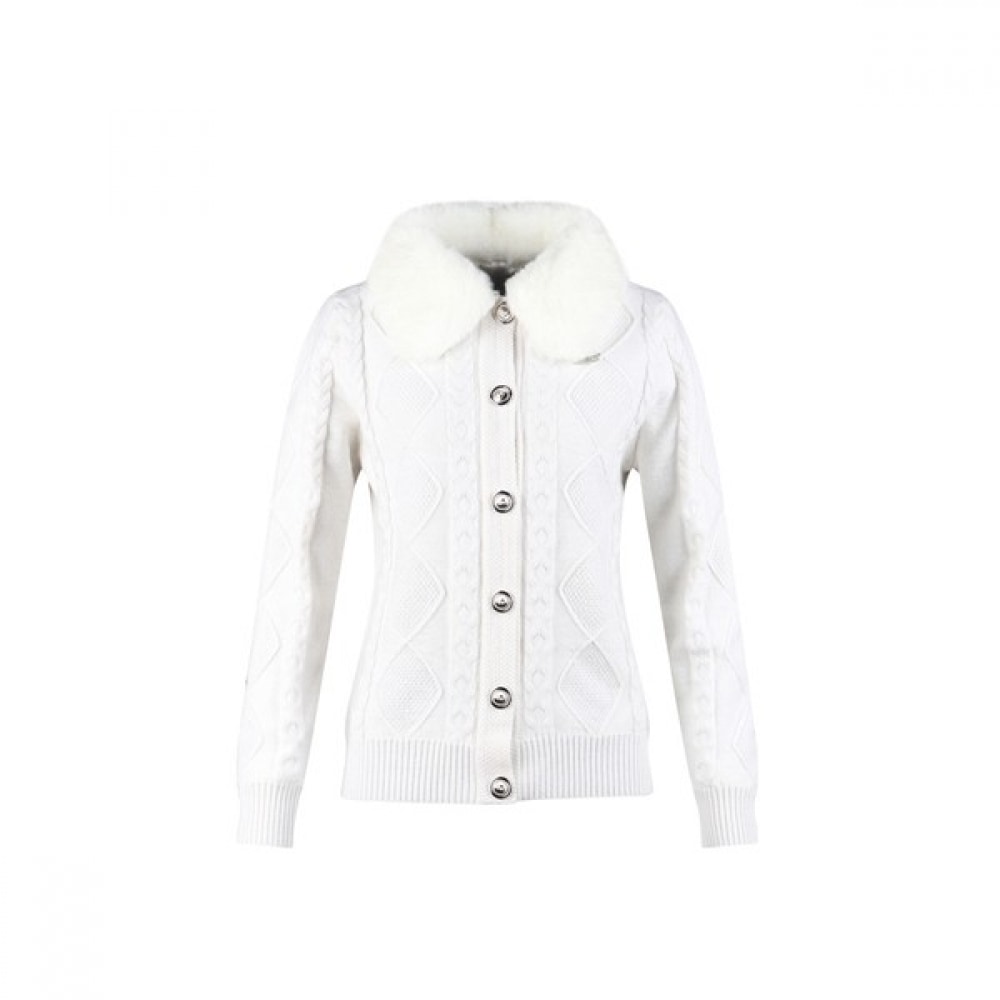 (ラックスゴルフ) ラックスゴルフ 430 ゴルフレディース防風ファーニットカーディガン LB3W708W