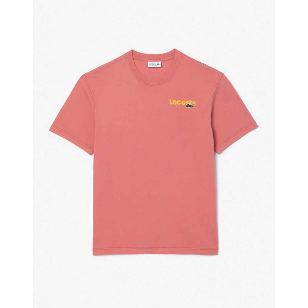 ラコステメンズサマーパックピグメントプリント T シャツ TH7544-54G ZV9