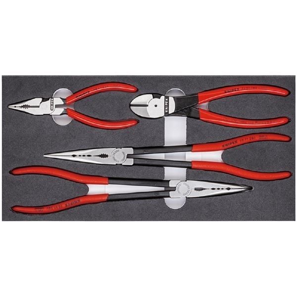 KNIPEX(クニペックス) 002001V16 プライヤーセット ウレタントレイ入り