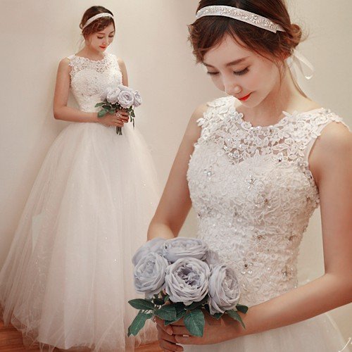 ウエディングドレス エンパイア 二次会 ウェディングドレス 安い 結婚式 プリンセス 花嫁 ドレス 披露宴 ロングドレス ブライダル 白 大きいサイズ