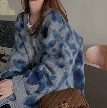 トップス カーディガン 袖あり 長袖 ドロップショルダー Vネック デザイン ザックリ オーバーサイズ ビッグシルエット 美ライン 前開き 伸縮性 ニット かわいい 大人可愛い きれいめ シンプル 6,170円