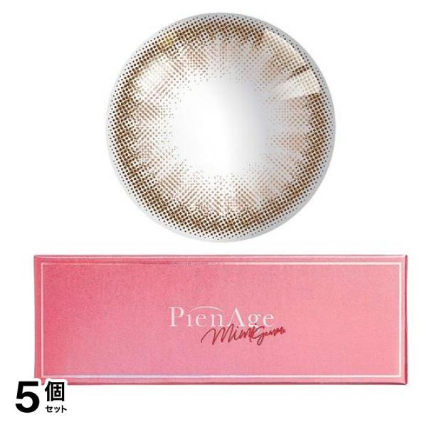 ピエナージュ ミミジェム ワンデーカラコン ミミルビー 10枚入 (0.00 度なし) 5個セット