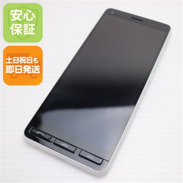 新品同様 かんたんスマホ2＋ A201KC ホワイト スマホ 白ロム 中古 土日祝発送OK 164