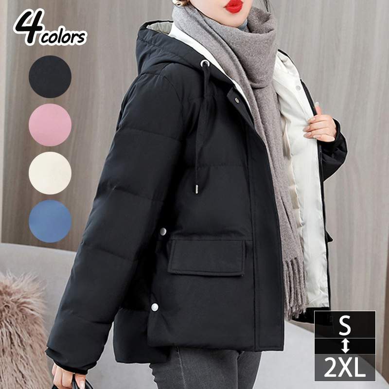 レディース ダウンジャケット フード付き レディース 軽量ダウン ダウン 中綿ダウン ホワイトダウン ポケット付き レディース ショートコートク 暖かい アウトドアウエア レディース 登山ジャケット