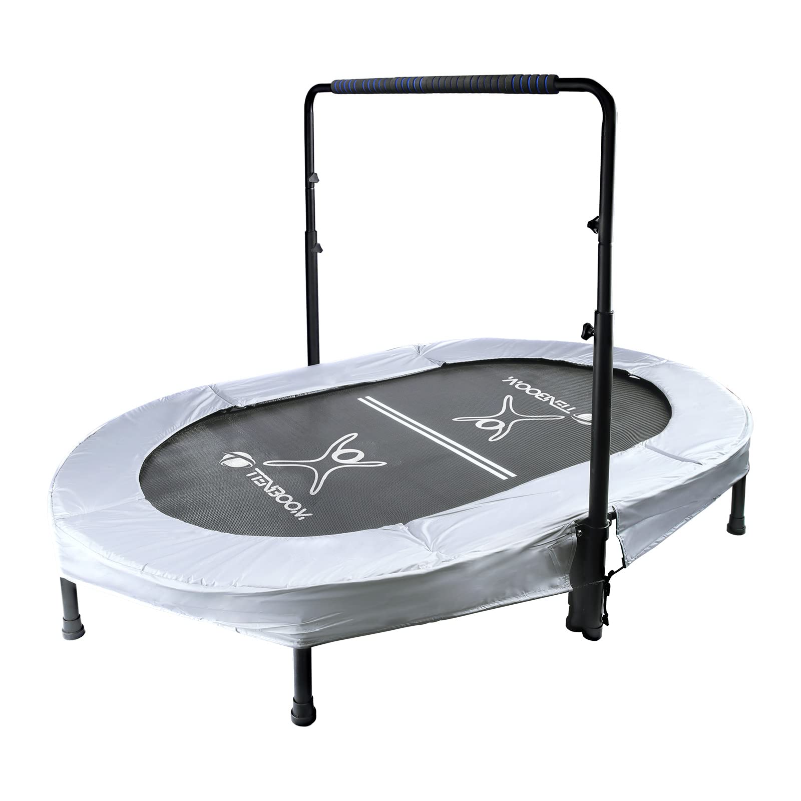トランポリン 子供大人兼用 大型 二人用 室内 自宅 部屋用 耐荷重150kg スプリング式 折りたたみ トレーニング エクササイズ 遊具 ダイエット お祝い ギフト プレゼント 7,587円