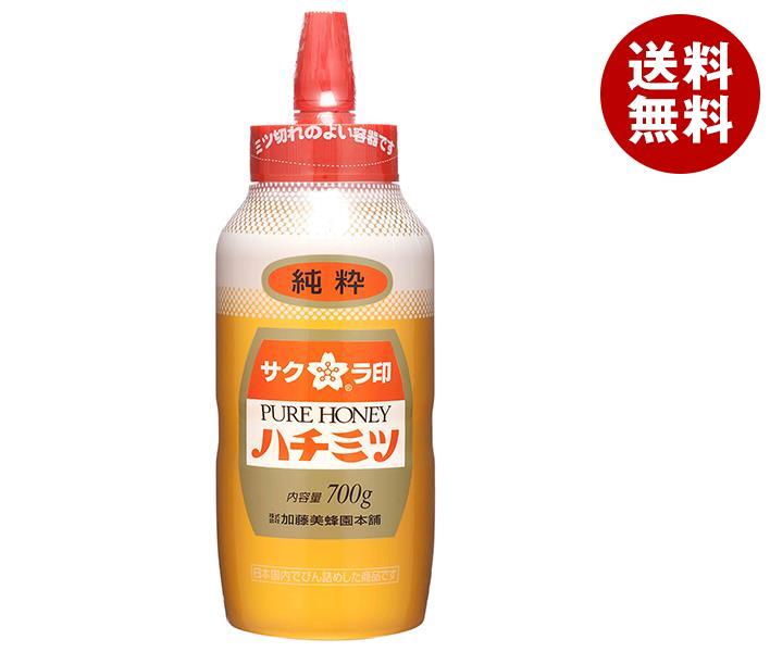 加藤美蜂園 サクラ印 純粋ハチミツ 700g＊12本入
