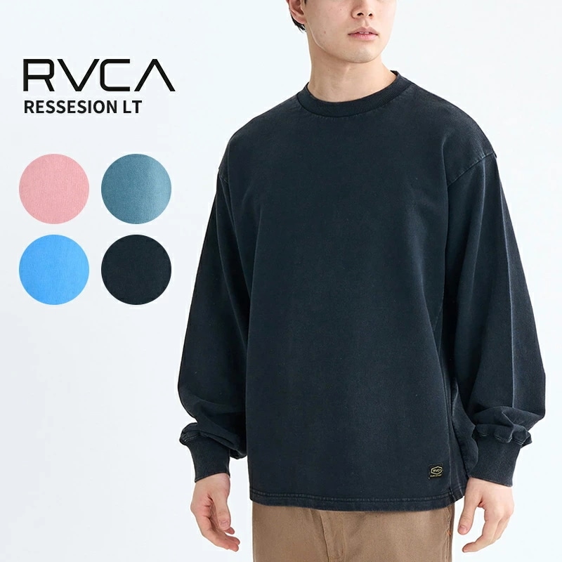 ルーカ メンズ 長袖Tシャツ RVCA RESSESION LT ロンＴ カットソー トップス BF042057