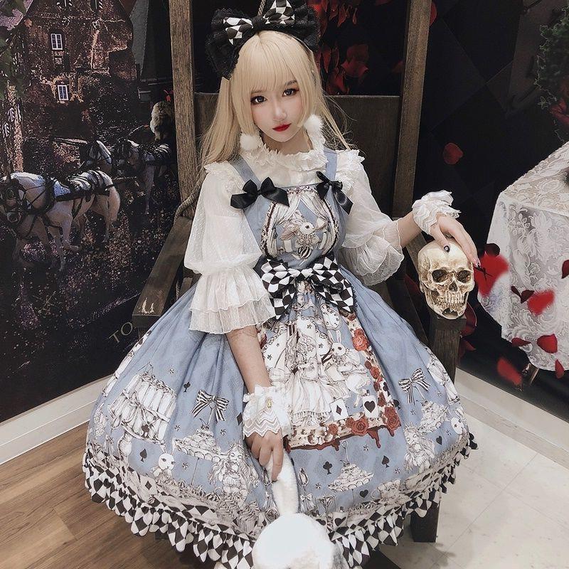 ワンピース2023スカートゴシックレトロ喪服アリスロリータ海賊服jskスカートハロウィンクリスマスパーティー仮装30%までに制限
