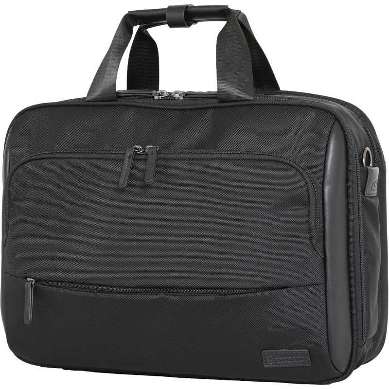 バリスティックスピリット　AGSショルダーバッグ ビジネスバッグ ブリーフケース A4 14inch PC対応 撥水 ブラック　BS-3115-BK