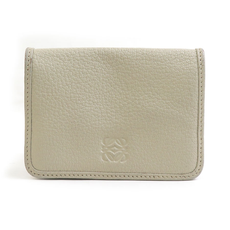 ロエベ LOEWE コインケース レザー ライトベージュ ユニセックス 56340a