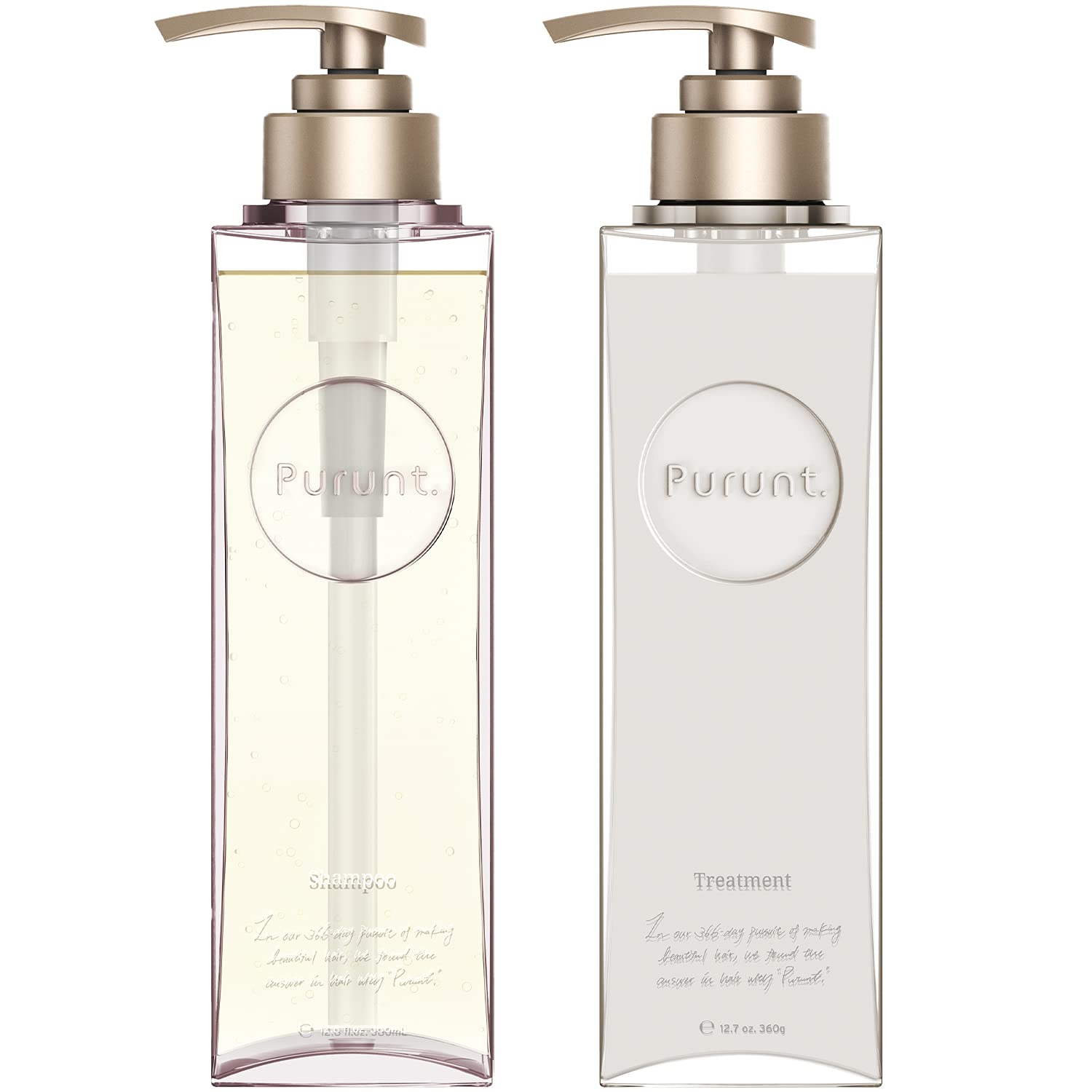 【全国送料無料】 Purunt (プルント) モイストリッチ 美容液 シャンプー 380mL ＆ モイストリッチリペア 美容液 トリートメント 360g セット