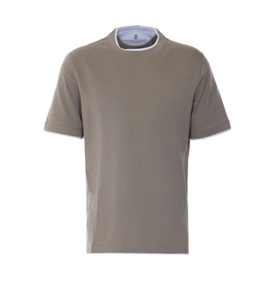 BRUNELLO CUCINELLI Men T-Shirts M0B137427 CUX24 Beige