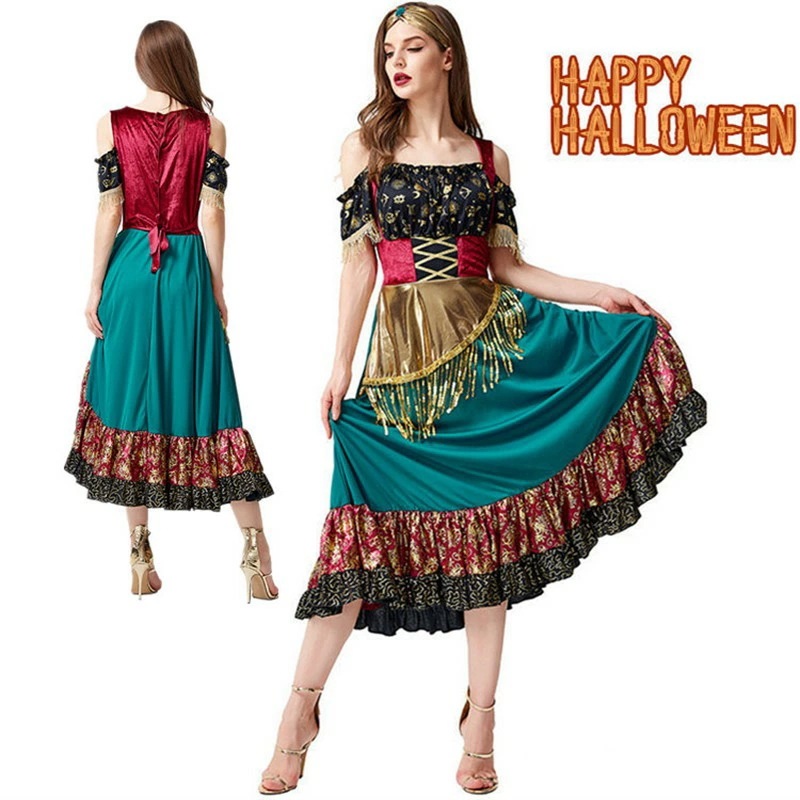 ハロウィン コスプレ 衣装 レディース お嬢様 女性用 巫女 魔女 悪女 仮装 コスチューム ハロウィーン ダンス衣装 ハロウィン仮装 コスプレ衣装 Halloween イベント パーティー 文化祭