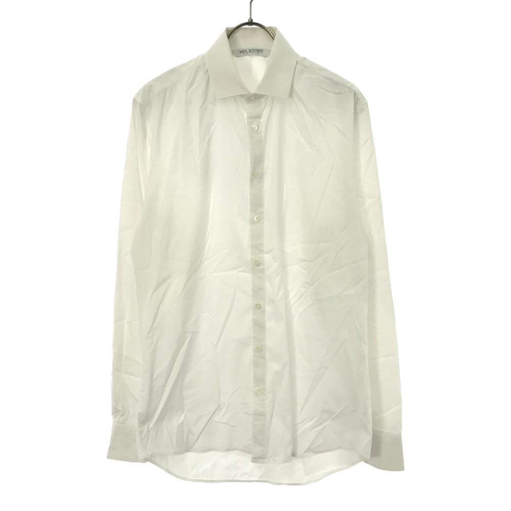 イタリア製 長袖 シャツ 15/38 ホワイト メンズ