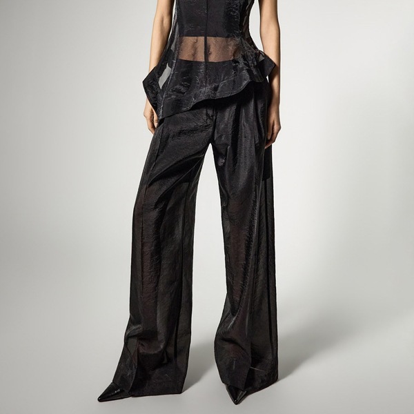 P3799 オガンザ シースルー スラックス