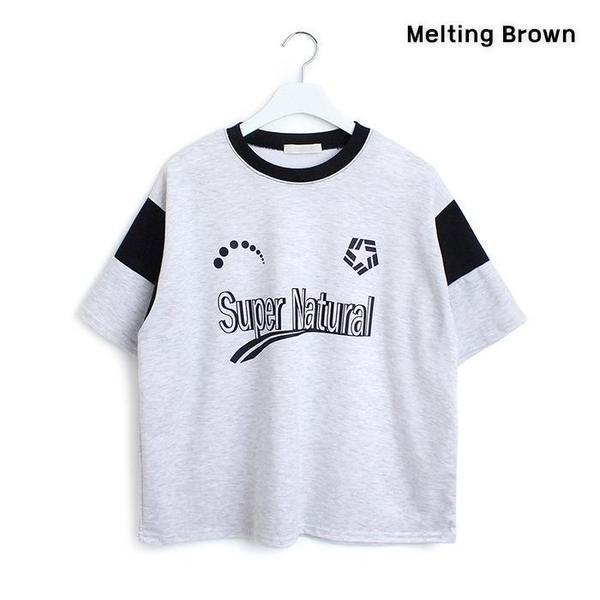 レディース夏半팔Tシャツレディースオーバーフィット半팔Tシャツnb2