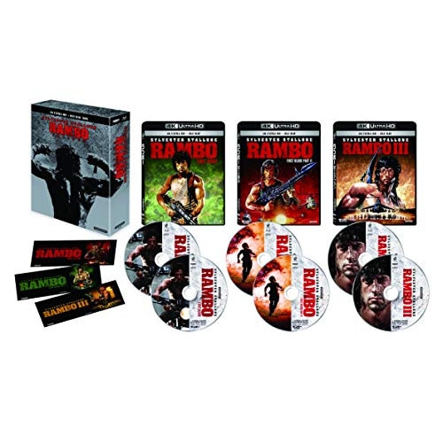 ランボー・トリロジー(4K ULTRA HD+ブルーレイ) ／ シルベスター・スタローン (4K ULTRA HD) DAXA-5648