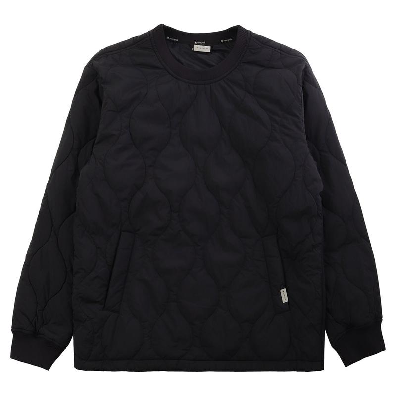 共用リサイクルキルティングスウェットシャツ S24WUFHT02 BK