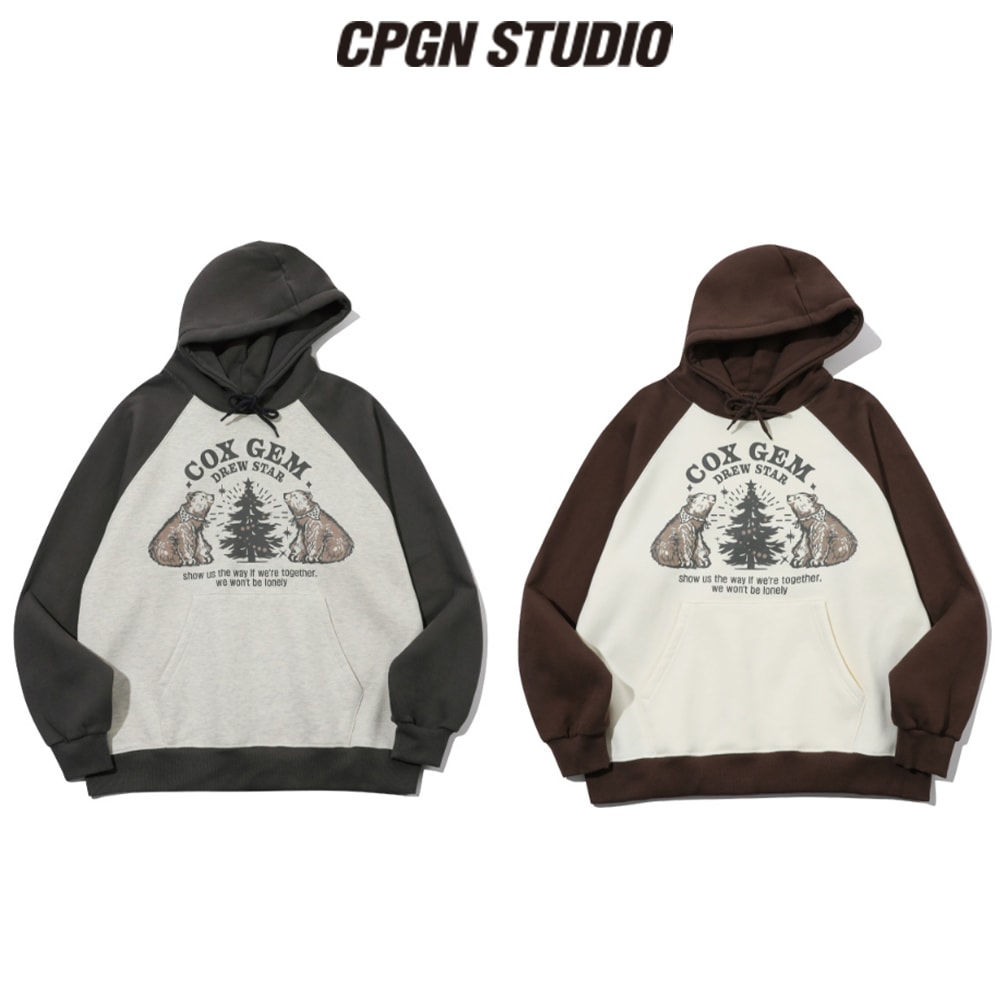 【CPGN STUDIO】 Together Bear Raglan Hood
