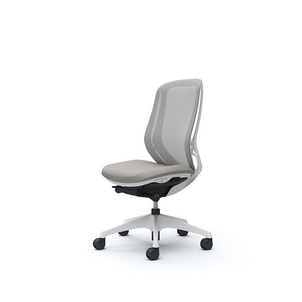 オカムラ シルフィー 肘なし 背メッシュ ハイ C635XWFMR3 ライトグレー [オフィスチェア]