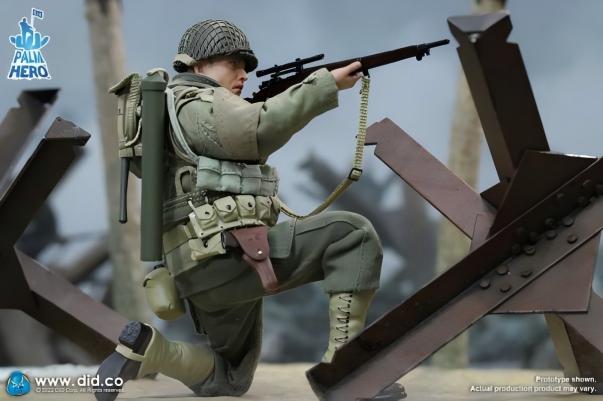 DID 第二次世界大戦米軍遊騎兵第二弾狙撃手ジャックソン 1/12 スケールアクションフィギュア XA80009