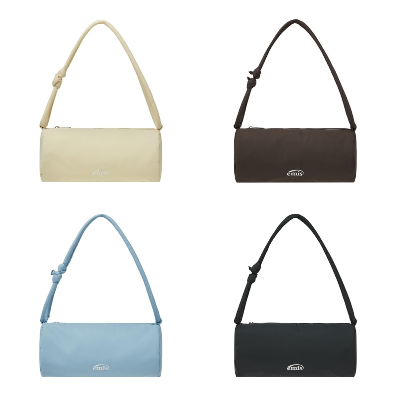 【EMIS】 PUFFER BARREL BAG : 4COLORS