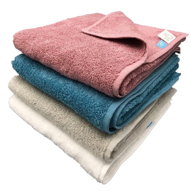 【まるで雲】スリムバスタオル12枚 コーラルブルー