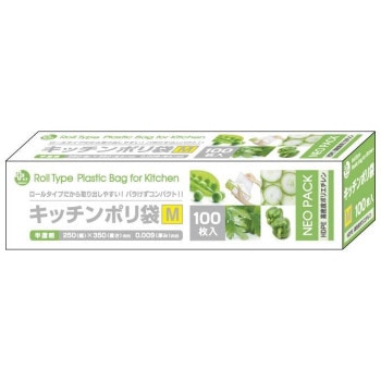 オルディ BOXポリキッチンポリ袋HD-M 半透明100P×60個 10402802 9,387円