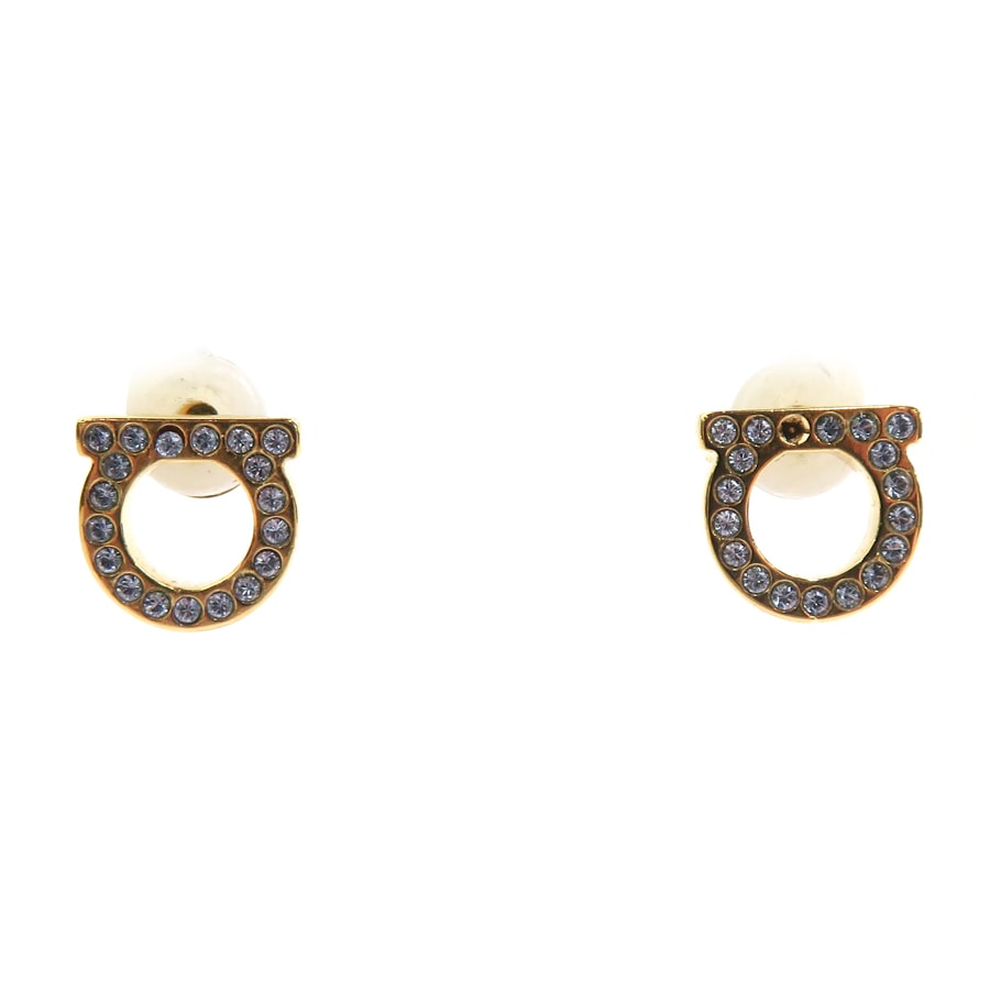 サルヴァトーレフェラガモ Salvatore Ferragamo ピアス ガンチーニ メタル ゴールド レディース h31787a