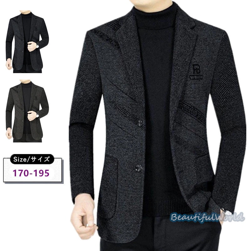 テーラードジャケット メンズ おしゃれ ブレザージャケット カジュアルスーツ ビジネススーツ フォマールスーツ アウター 春秋 通勤 紳士用 5,374円