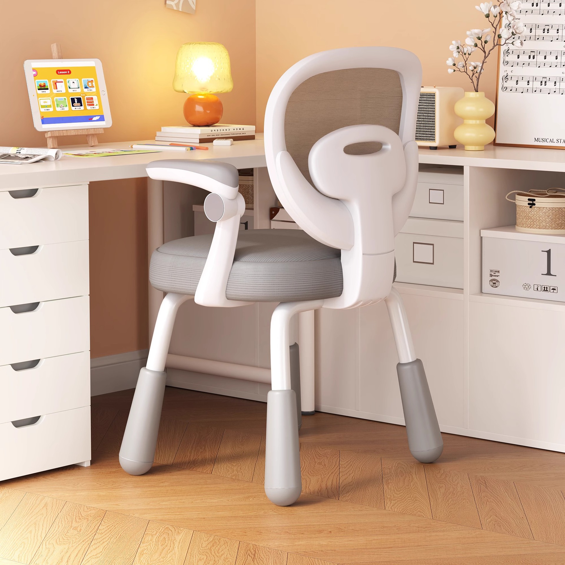 子供の勉強椅子は家庭用ライティングチェアの修正シートスツール小学生デスクチェア