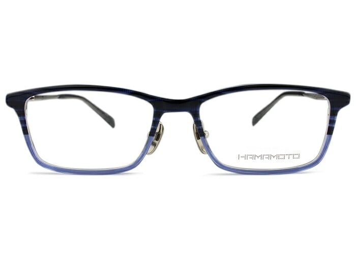 ht-568 c.3 ht7 ネイビーハーフ×クリア/シルバー メガネ めがね 眼鏡 メンズ レディース 15,444円